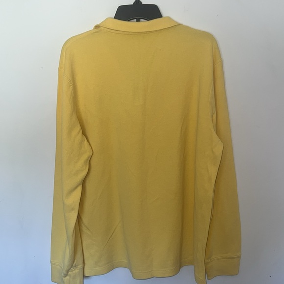 POLO RALPH LAUREN | YELLOW ESTATE RIB SWEATER | MENS SIZE LARGE - Picture 5 of 5